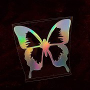 Термотрансфер наклейка бабочка радужный 2,4*2,2см(другие цвета выбирайте ниже)